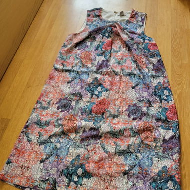 Abito A-line multicolore
