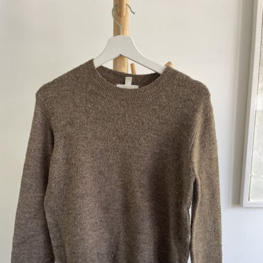 Pull beige/brun