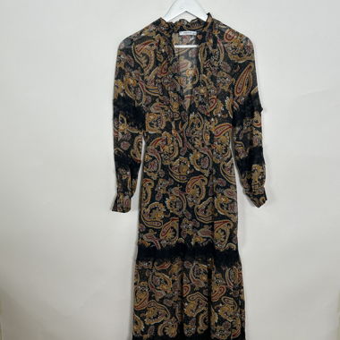 Reserved paisley midi dress