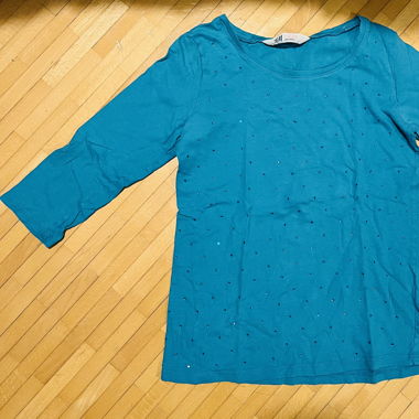 T-Shirt con brillantini