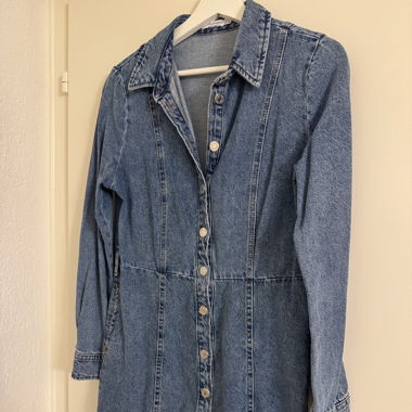 Denim mini dress 