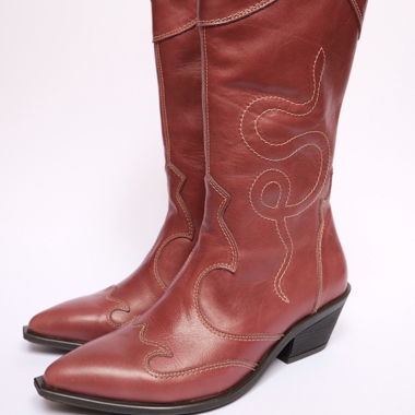 Leder-Cowboystiefel