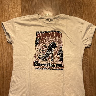 Garcia Graphic T-Shirt Beige