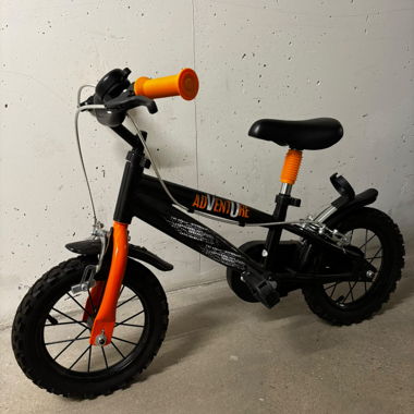 Velo enfant noir et orange