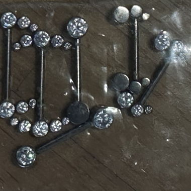 Breast piercing set