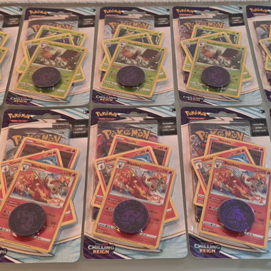 Pokemon 10x Chilling Reign Blister-Pack EN