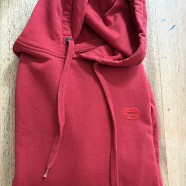 Hoodie Vans rouge