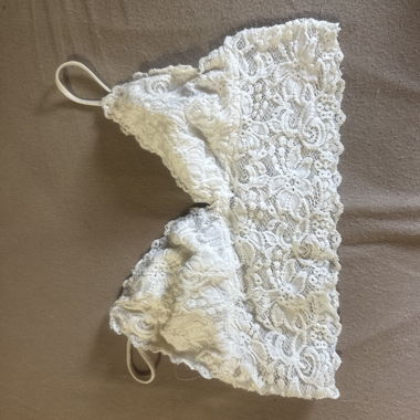 Reggiseno in pizzo bianco