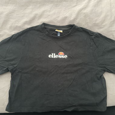 T-shirt corta nera Ellesse EU 38