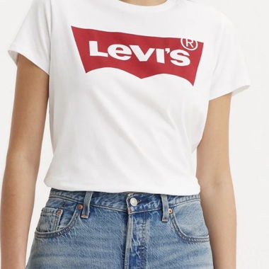 Weisses Levi's T-Shirt mit Logo