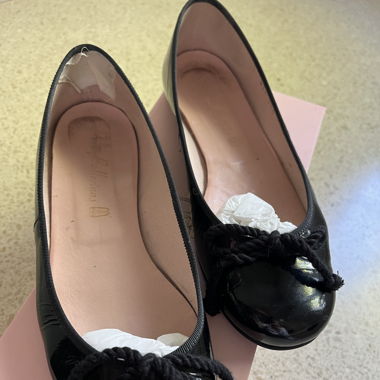 Echte Pretty Ballerinas/ schwarz Lack