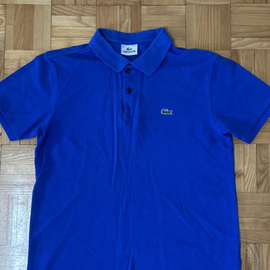 Polo Lacoste blu Gr. 3