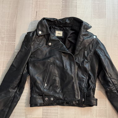 Black Pimkie faux-leather jacket