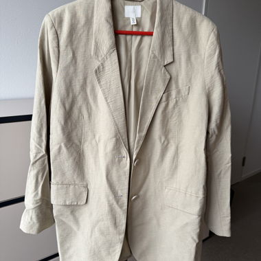 Blazer in lino H&M beige