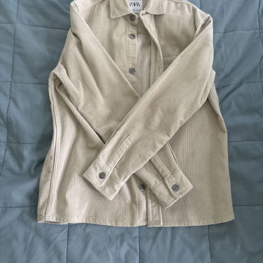 Surchemise en velours Zara