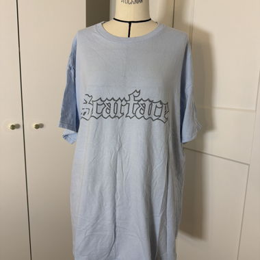 Hellblaues Scarface T-Shirt