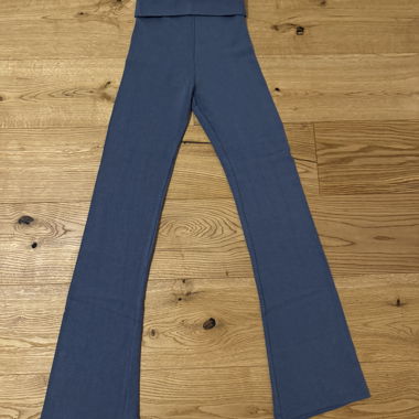Pantalone blu legging