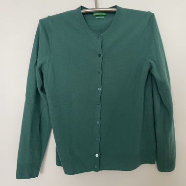 Cardigan in lana merino