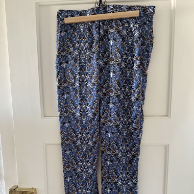 Elegant Summer Pants, Patterned