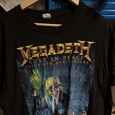 Megadeth Rust in Peace (20th anniversary merch)