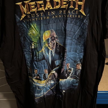 Megadeth Rust in Peace (20th anniversary merch)