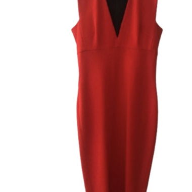 Red Victoria Beckham Dress