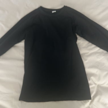 Black long-sleeve shirt