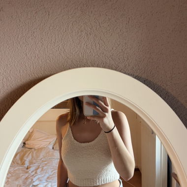 Top blanc très doux