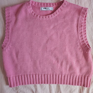 Pink Wool Polo L