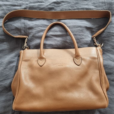 Borsa tote in pelle naturale / Charles et Charlus