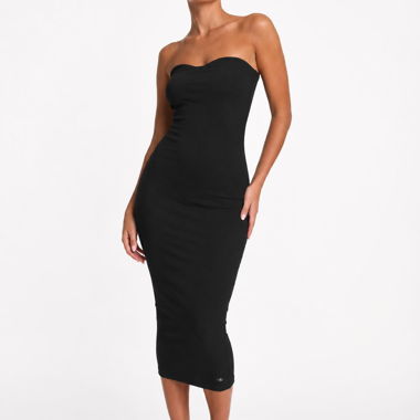 Calvin Klein Sleeveless Fitted Dress Black S