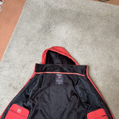 Coral-Colored Softshell Jacket