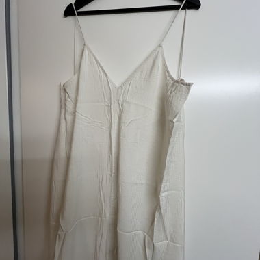 Weekday White Slip Dress