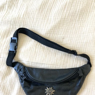 Bauchtasche Leder / Retro 