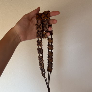Boho Wooden Belt
