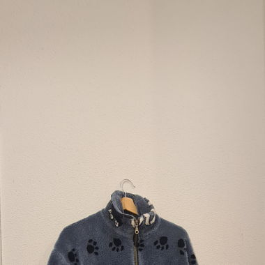 Warme Jacke mit Katzenprint
