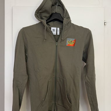 Adidas Originals Felpa con Cappuccio con Zip