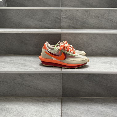 Nike Sacai clot net Orange Blaze