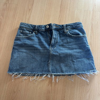 Jupe en jean Bershka