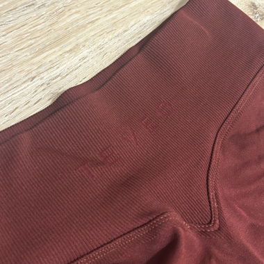 Burgunder-Leggings Teveo Femme