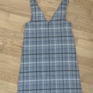 ASOS checked A-line dress 34