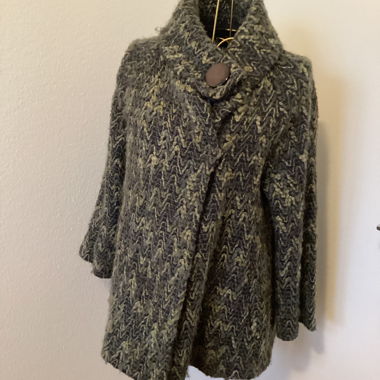 Veste en laine verte