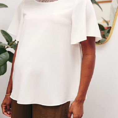 Camicia Premaman Reversibile con Pizzo