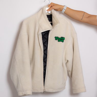 A few good Kids white felt winter jacket