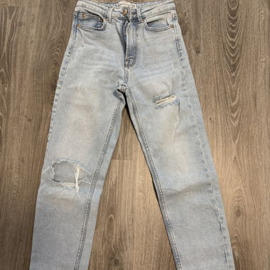 Jeans mom azzurro chiaro