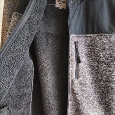 Manteau gris chaud