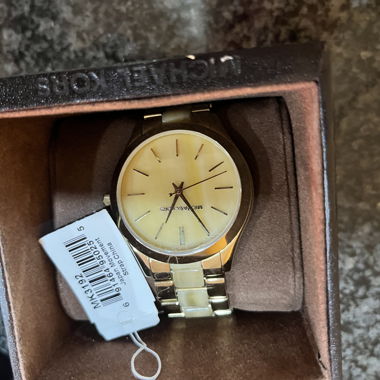 Michael Kors Uhr, goldig