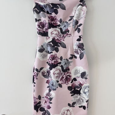 Abito midi a fiori