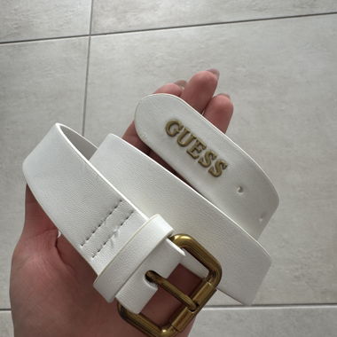 Cintura Guess bianca