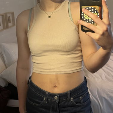 Ribbed Crop Tank Top